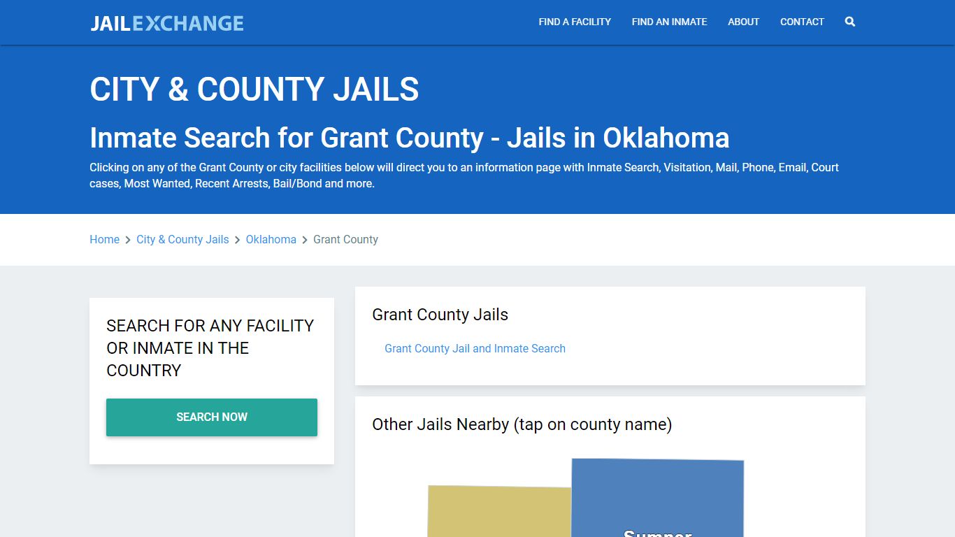 Inmate Search for Grant County | Jails in Oklahoma - Jail Exchange